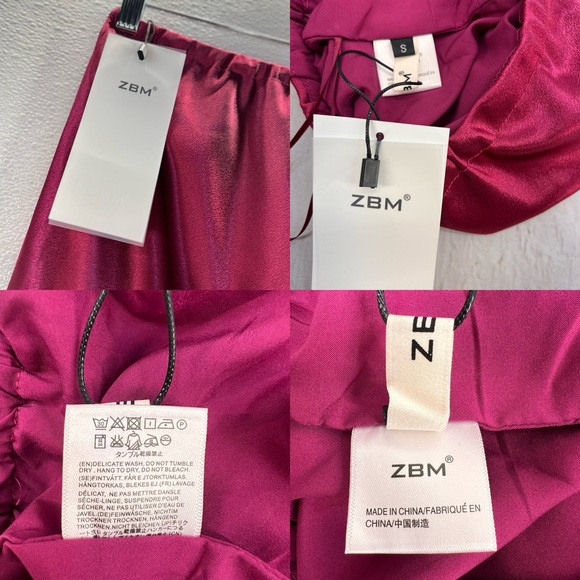 Satin Maxi Skirt for Women High Waist Drawstring Fishtail Casual Solid Long Wrap - Picture 15 of 17